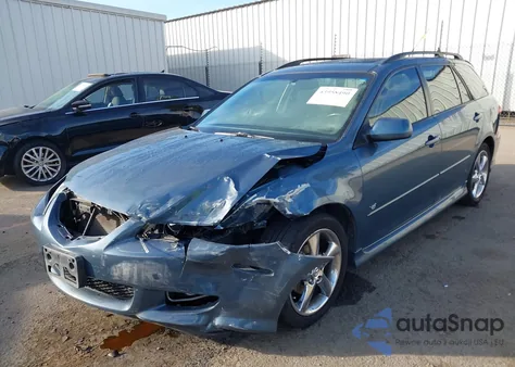 2005 Mazda Mazda6 S Sport from USA, damaged, VIN 1YVHP82D555M27501